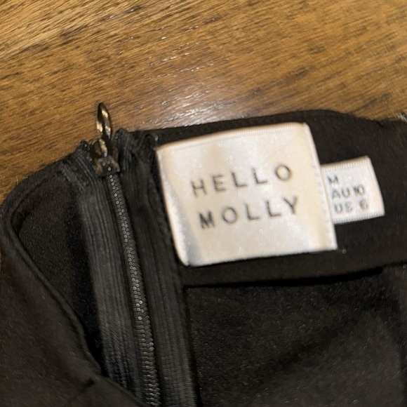 Hello Molly Black Mini Cocktail Dress ❤️‍🔥 - Picture 4 of 4